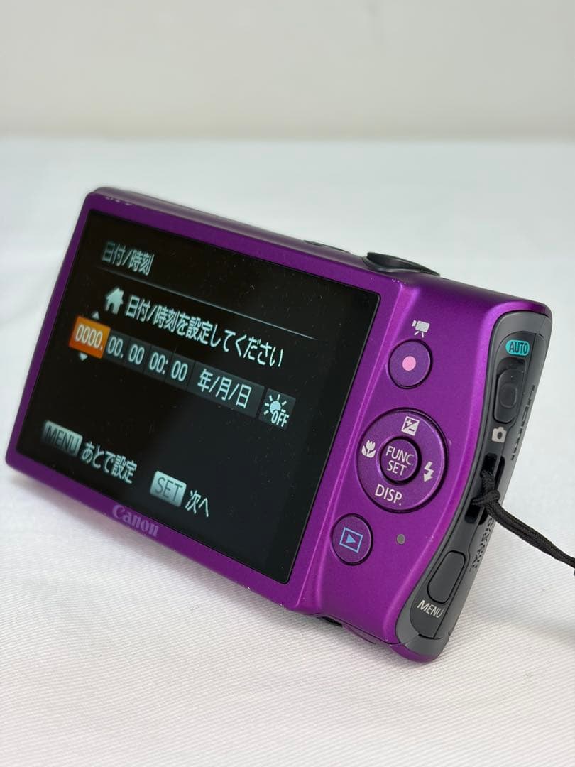訳アリ Canon IXY600fパープルコンパクトデジタルカメラ