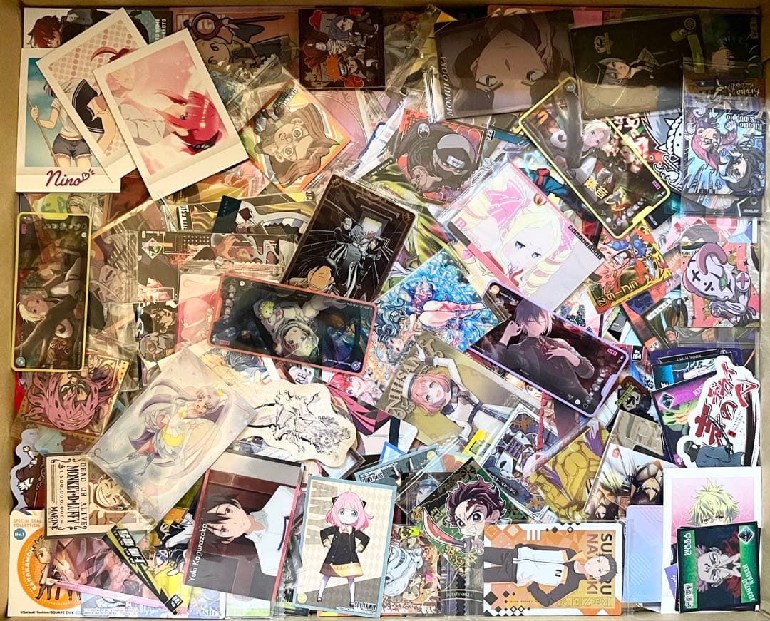 アニメ キャラクター カード シール 紙類 薄物 3200枚 まとめ売り
