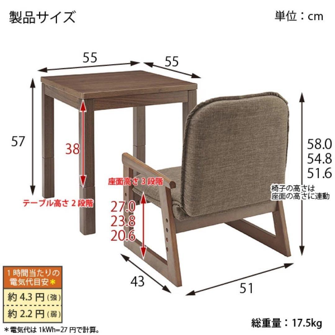 引取限定　YUASA ユアサ⭐️一人用コタツ　なごみ　名古屋　愛知