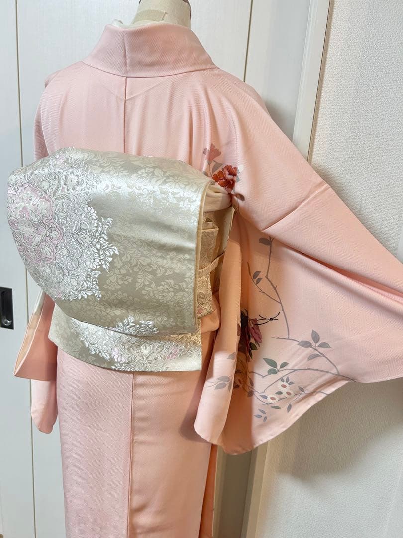 美品　未使用　しつけ糸付　トールサイズ　裄丈長め　訪問着フルセット4点　やまと製