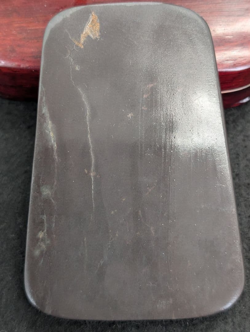 端渓　中国　硯　水巌　水裂紋　老坑　坑仔巌　麻子坑