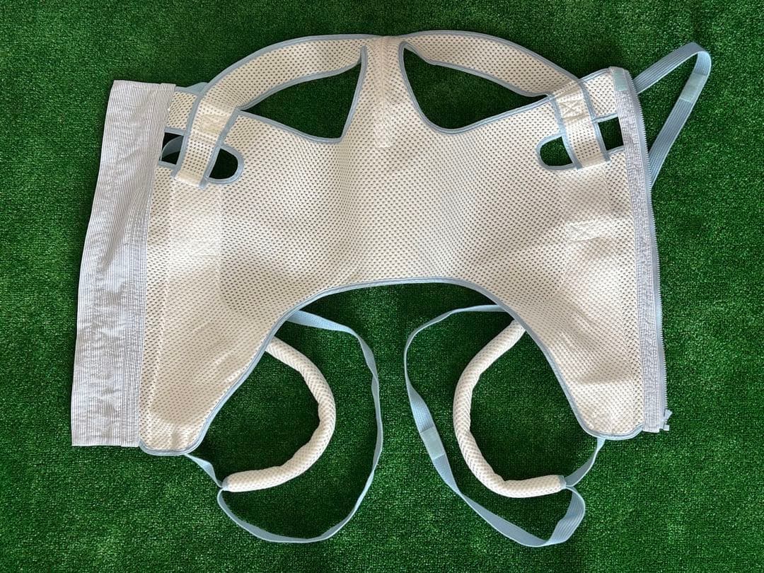 アイアンバロン IRON BARONS ハニカムハーネス　ホワイト/ブルー