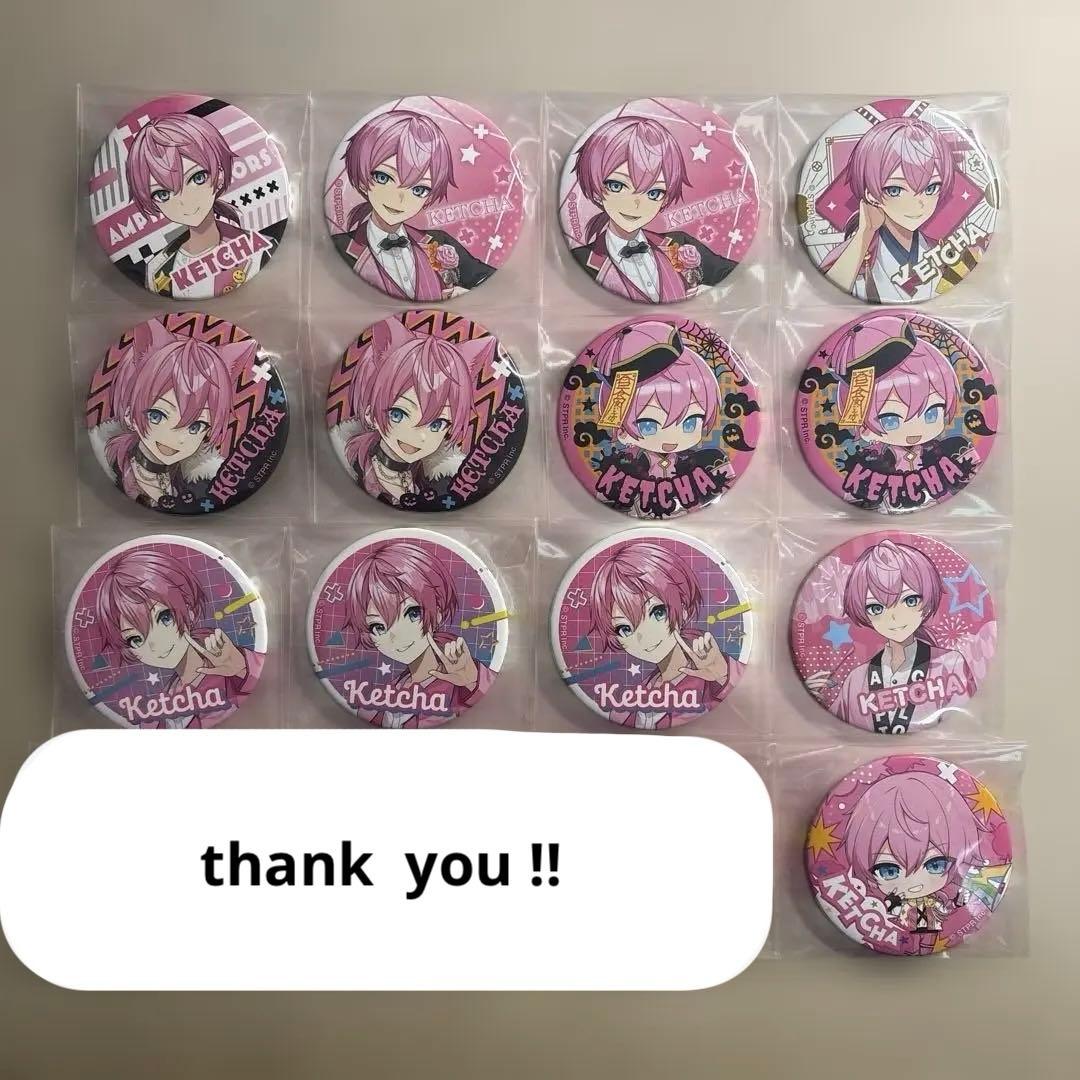 AMPTAK×COLORS けちゃ 缶バッジ（2枚目追加）