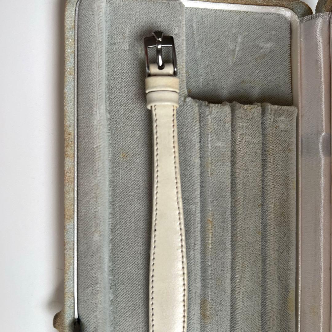 ロレックス カメレオン　純正尾錠　純正ベルト　アイボリー