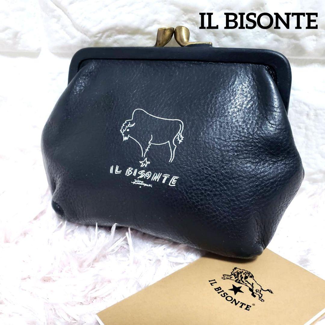 イルビゾンテ 山口一郎 コラボ 美品 がま口 ケース 小銭 財布 レザー