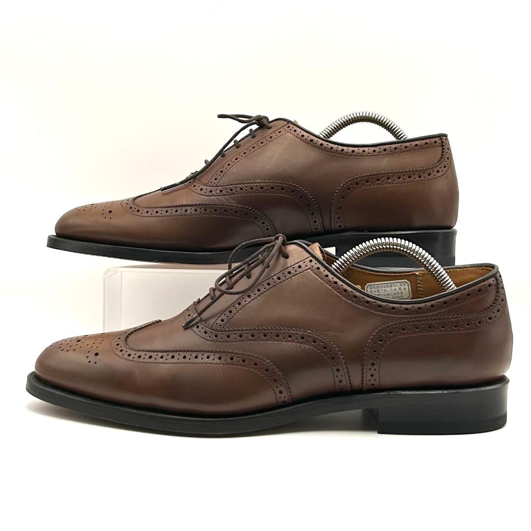 極美品✨ REGAL 【25㎝】 ビジネス ウィングチップ レザー ブラウン