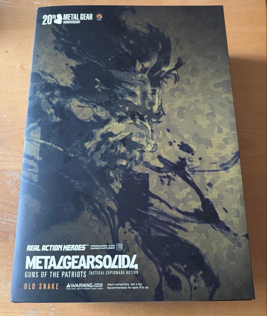 未開封 希少RAH メタルギアソリッド4 オールド・スネーク 雷電 2体セット