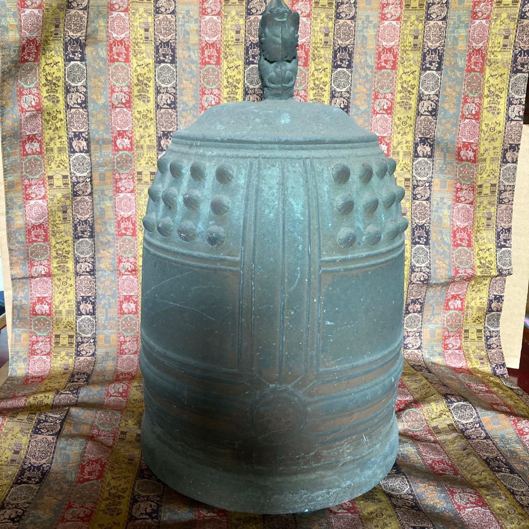 //eyeknow 74// 吊鐘 青銅半鐘 高さ40.7cm幅24￼cm