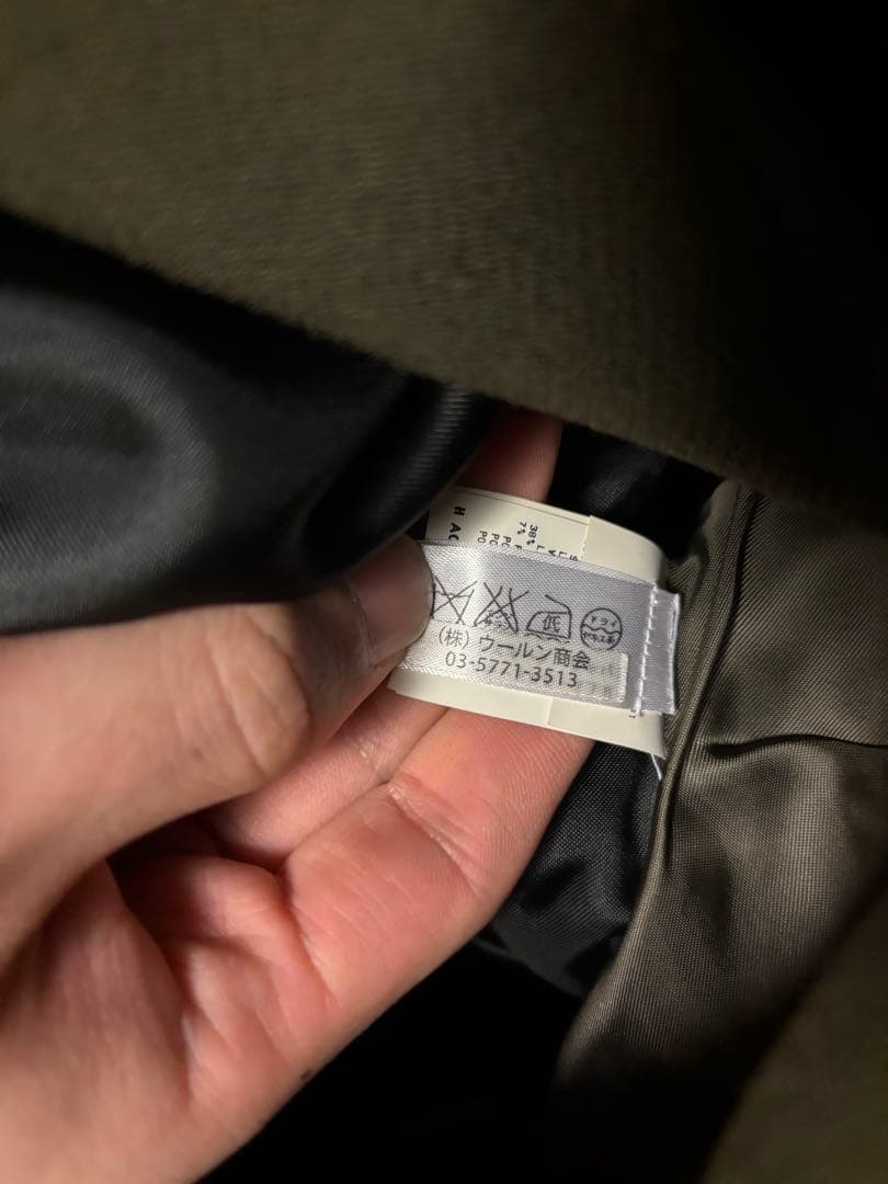 MOSCHINO ミリタリー風チェスターコート