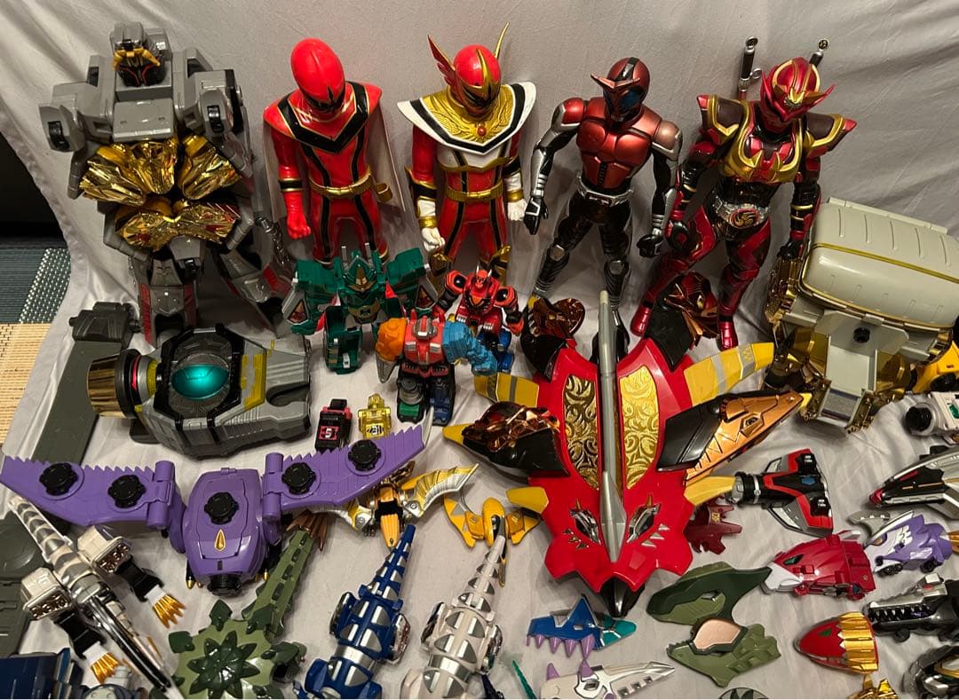 侍戦隊シンケンジャー他　戦隊モノ　仮面ライダー等ジャンク　画像1と7と15と20