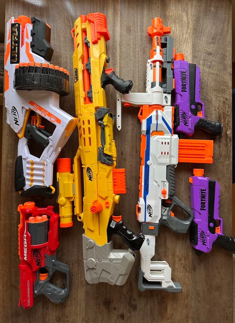 Nerf トイガン 6点（5種類）セット