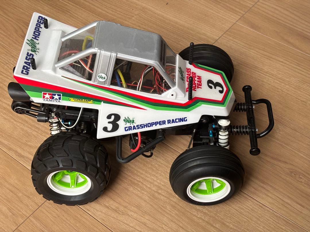 タミヤ コミカルグラスホッパー未走行　ヘックスビス使用オプション多数　電飾あり