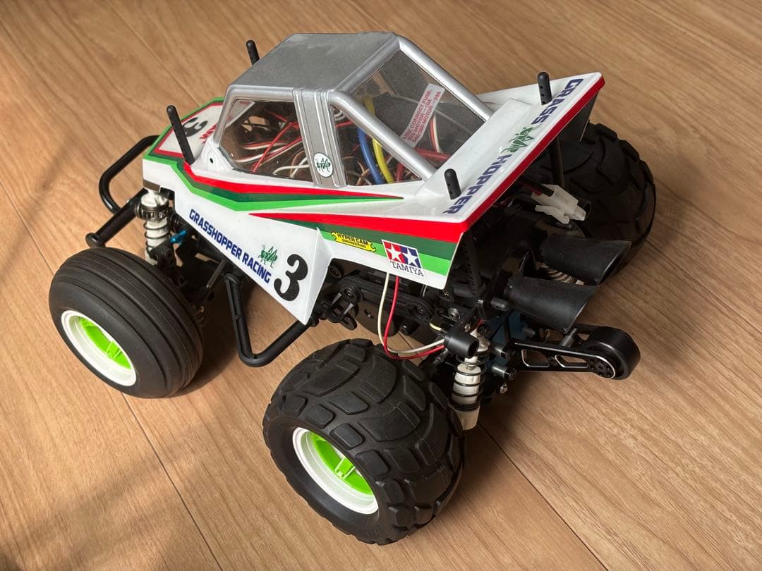 タミヤ コミカルグラスホッパー未走行　ヘックスビス使用オプション多数　電飾あり