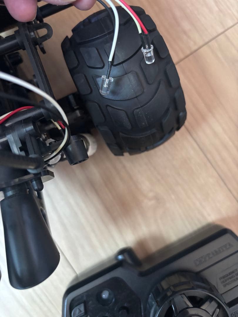 タミヤ コミカルグラスホッパー未走行　ヘックスビス使用オプション多数　電飾あり