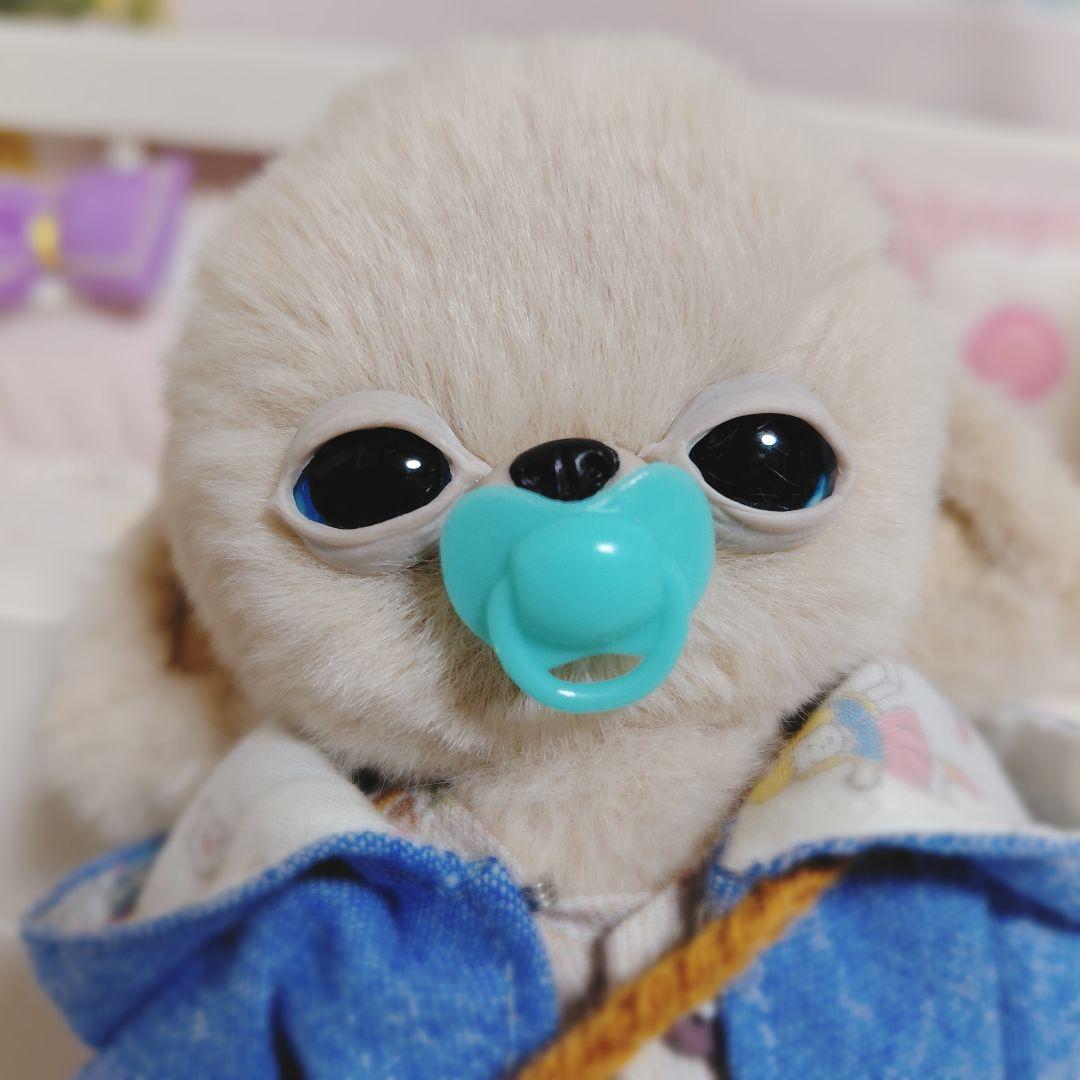 チワボボちゃん 　おしゃぶり付き　アートドール　ぬいぐるみ