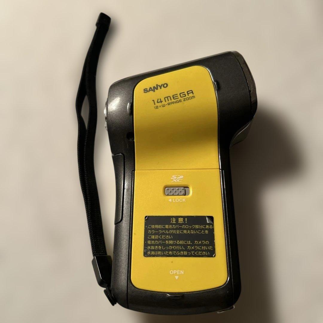 SANYO Xacti フルHD ビデオカメライエロー 防水
