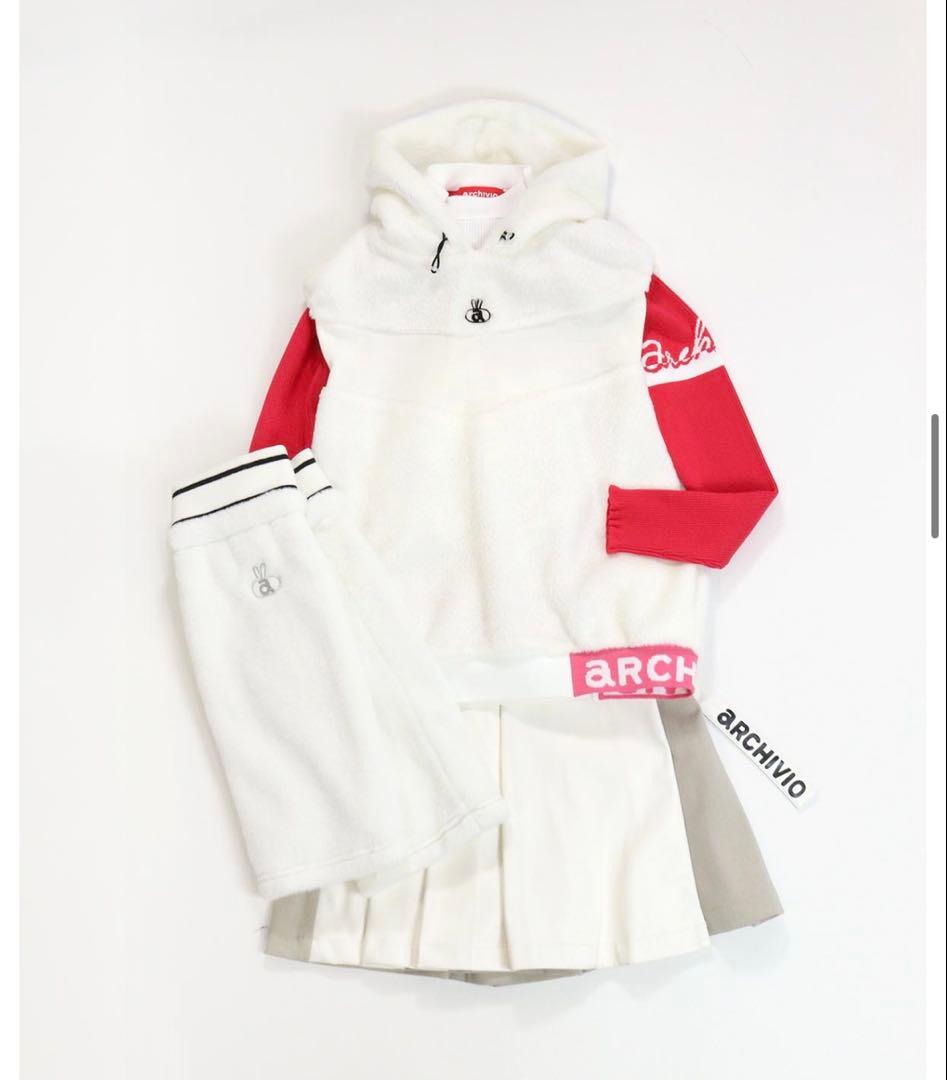 新品未使用アルチビオ 保温発熱スカート風ショートパンツ 36 白