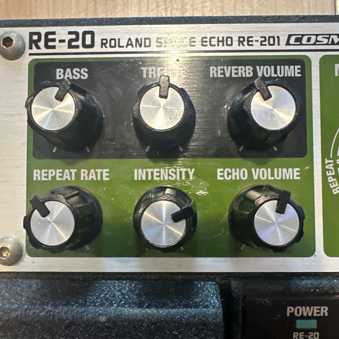 BOSS RE-20 エコー・リバーブペダル FS-5U付き