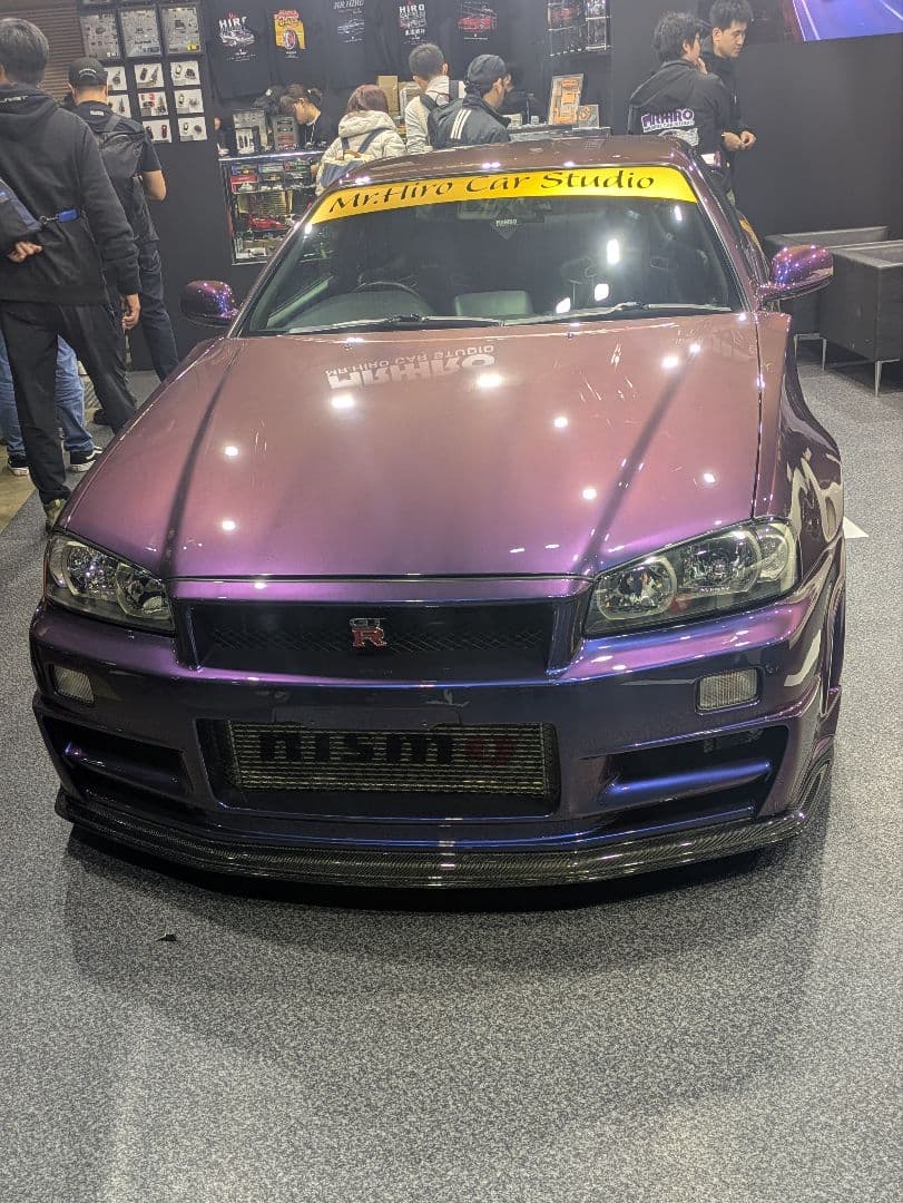 Nissan R34GT-R TAS 2026 限定版ミニカー　MR.HIRO