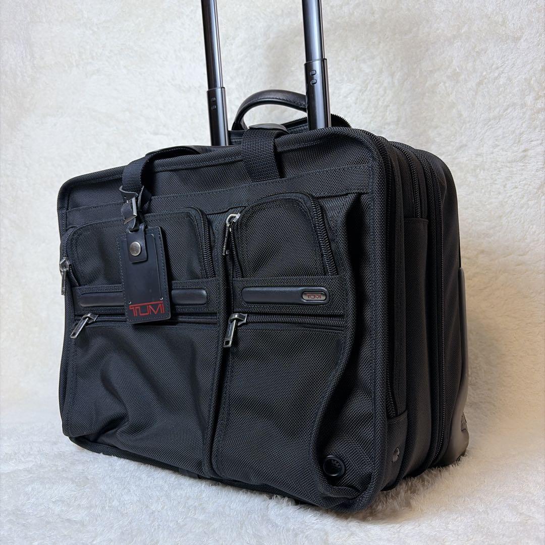 【美品】TUMI キャリーケース 2輪 機内持ち込み可 ビジネス 出張 多収納