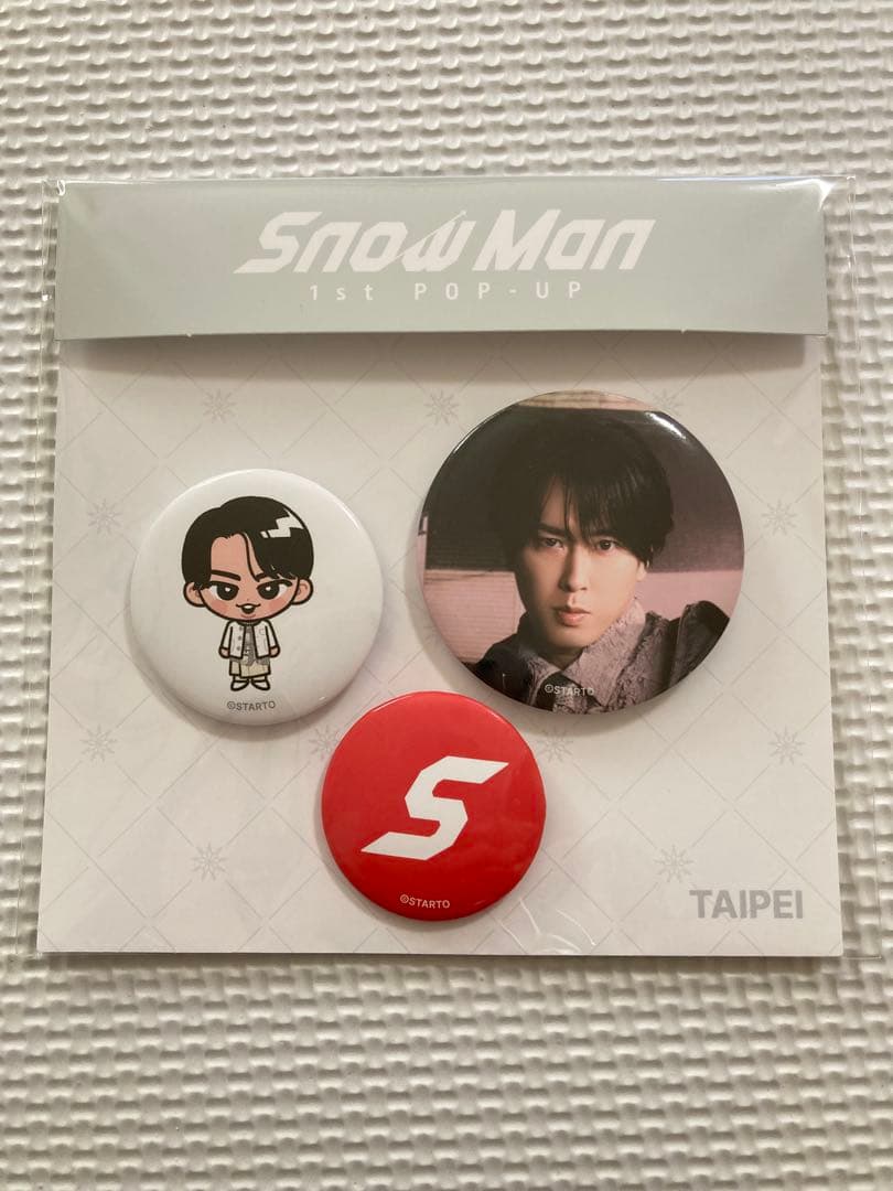 Man popup台北限定9人缶バッジセット　コンプリート