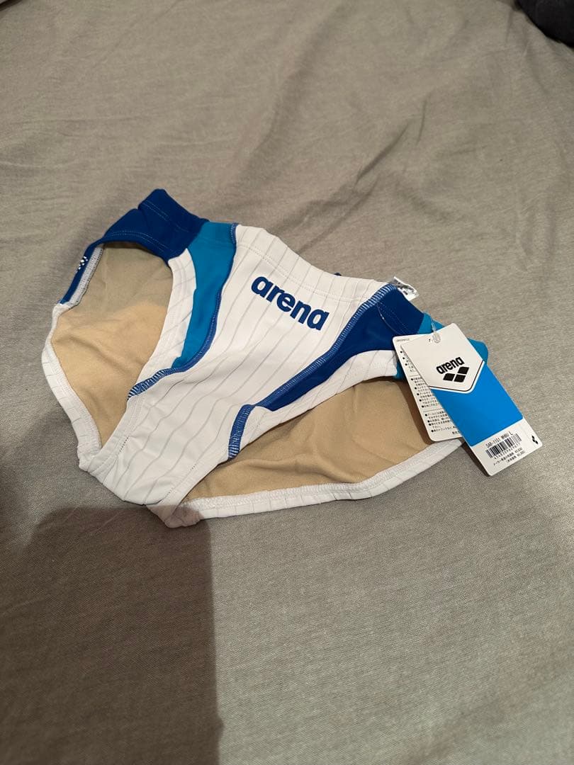 arena 競パン ホワイト×ブルー 【希少】