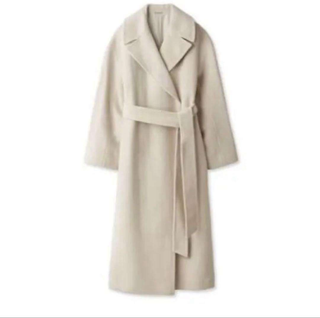 カシミヤ30％混ベーシックコート／Snidel