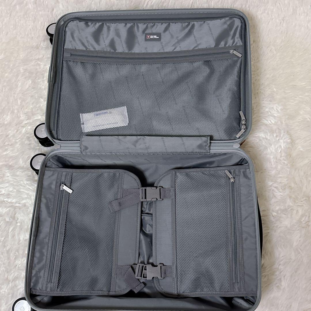 スイスミリタリー 20インチ スーツケース キャリーケース シルバー 機内持込み