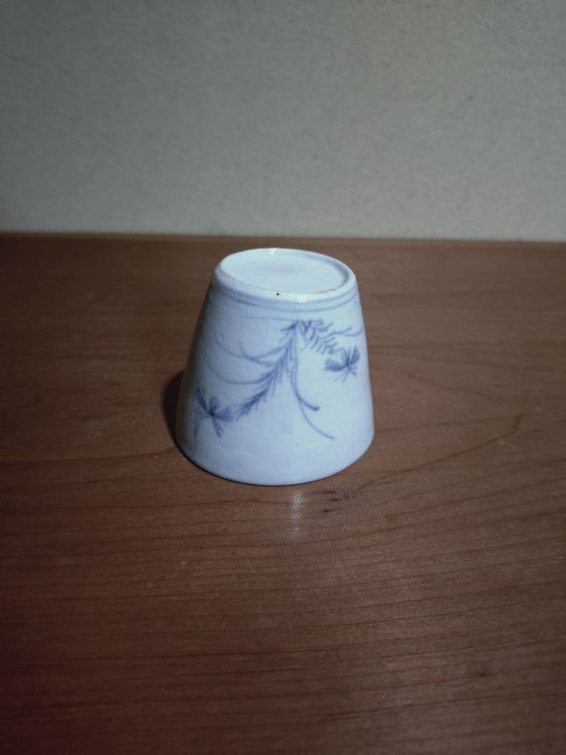 古伊万里 撫子蝶紋 猪口