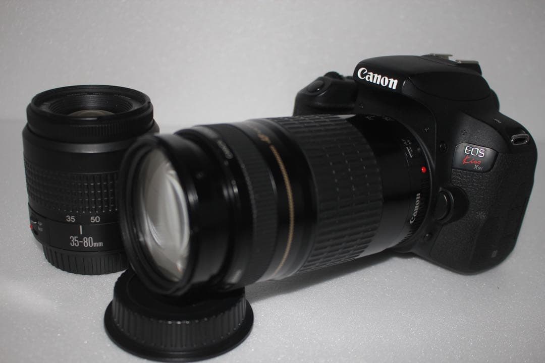 美品☆キャノン☆Canon kiss X9i 標準&望遠ダブルレンズセット
