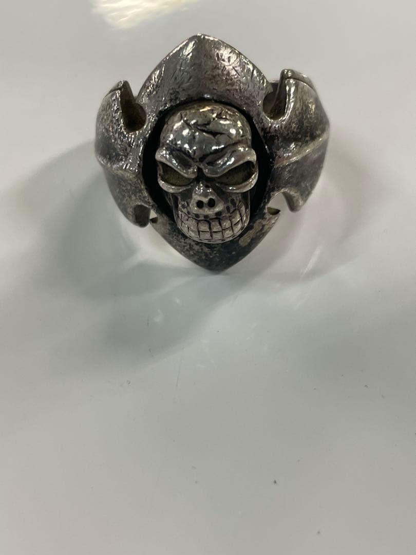 silver925 Skull Ring y2k ギャル男　PUNK NANA