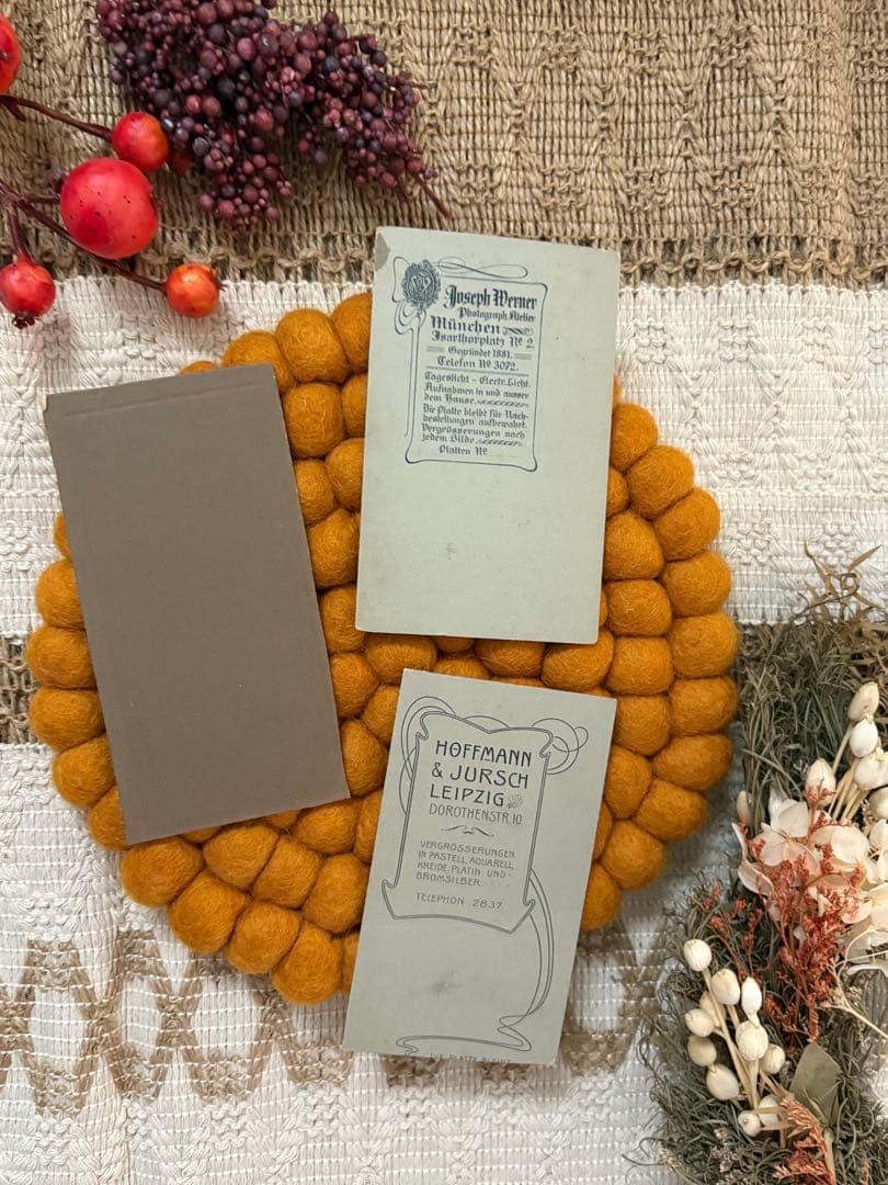 【M005】カルト・ド・ヴィジット　女の子　3枚セット