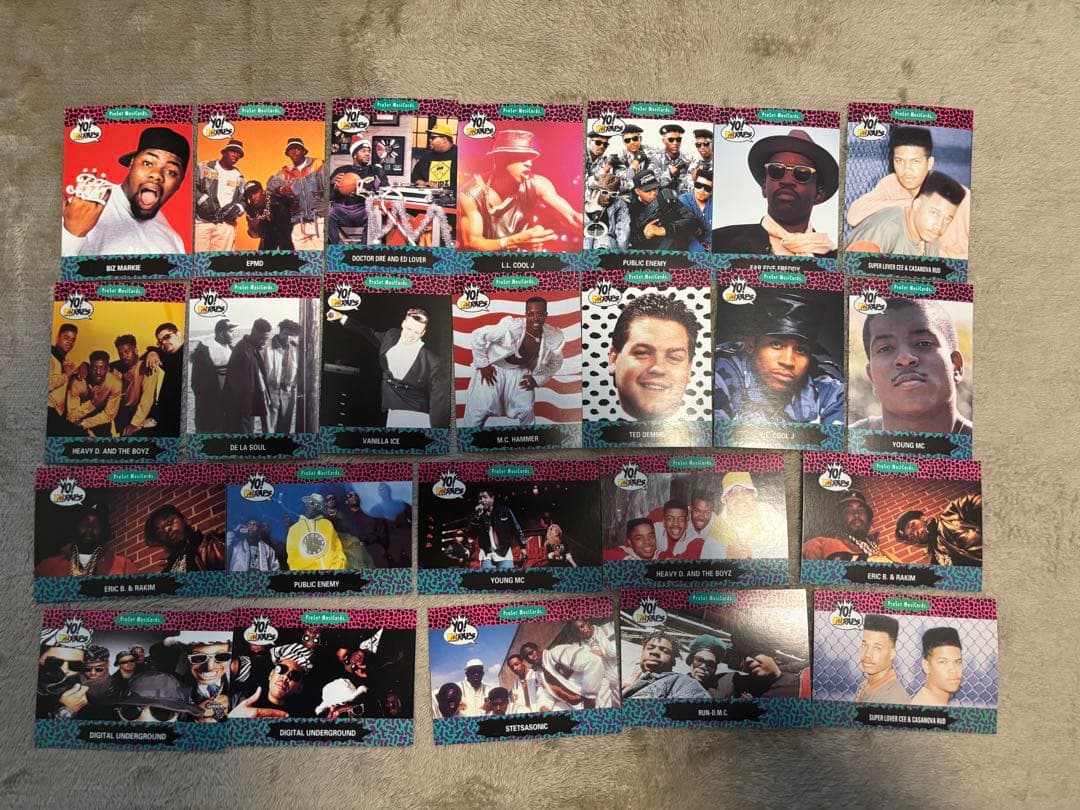 ｙｏ！M TV RAPsヒップホップアーティストトレーディングカード76枚セット