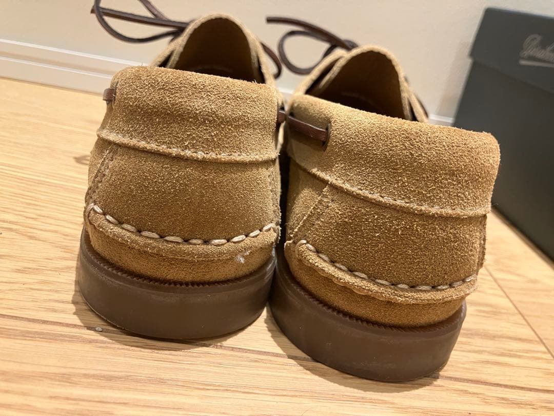 パラブーツ　バース　6/ ベージュ スエード　美品