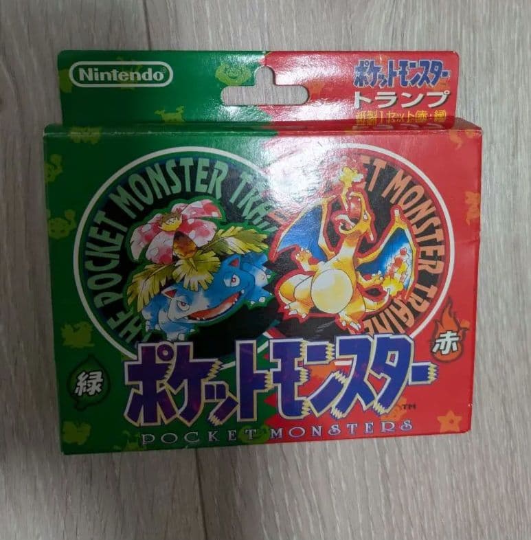 【未開封】ポケモン　トランプ　緑　フシギバナ　シュリンク付き　1996