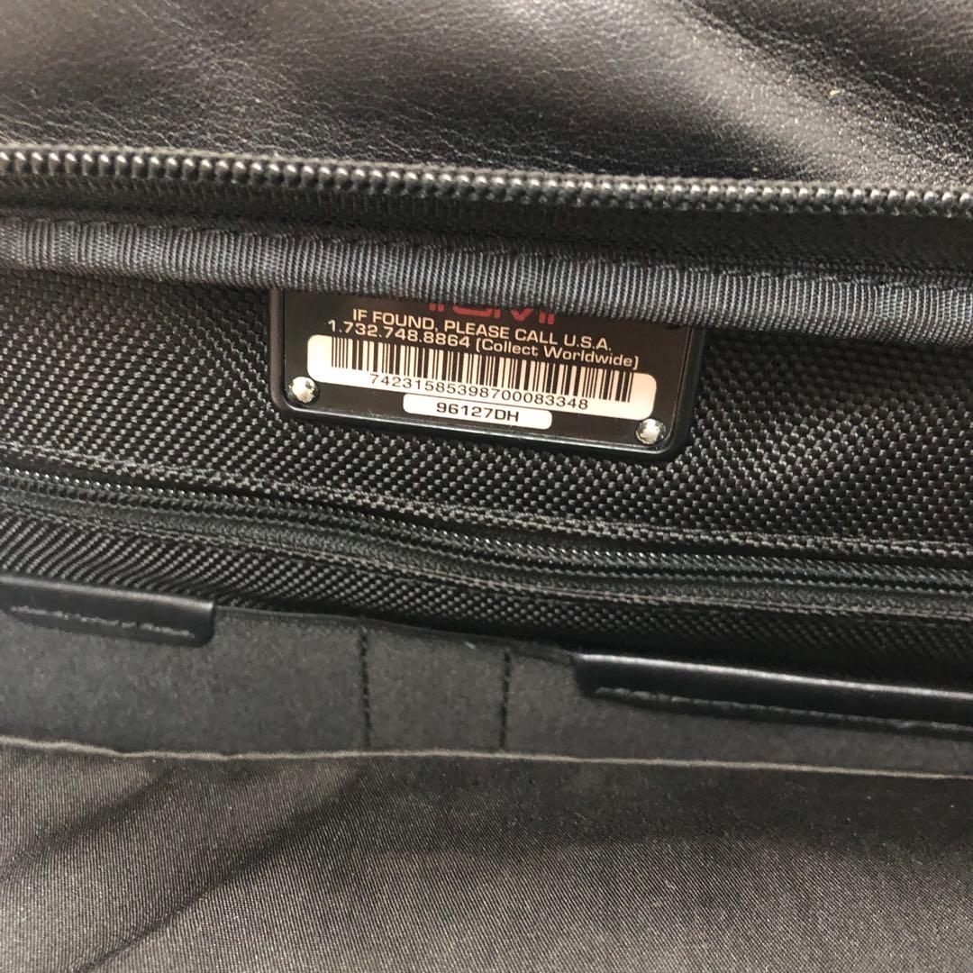 希少✨️TUMIビジネスキャリーケース オールレザー 機内持ち込み ナッパレザー