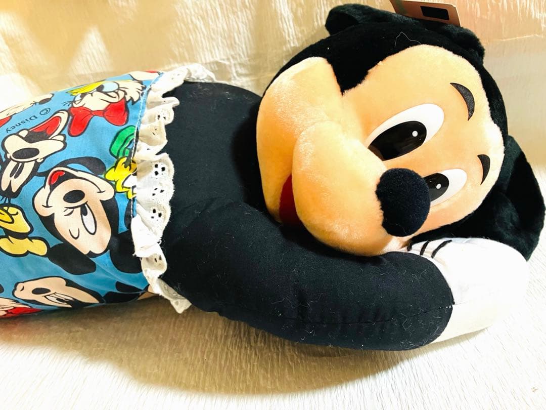 【未使用】ミッキーマウス 特大 / ヴィンテージ ぬいぐるみ タグ付き 激レア‼️