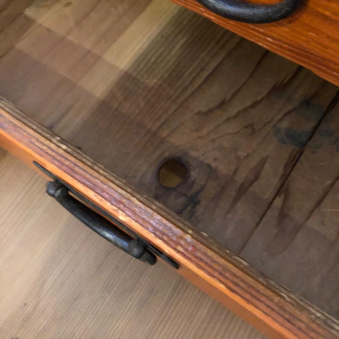 昭和レトロ　ヴィンテージ　アンティーク　引き出し　木製箪笥　蚤の市　古道具