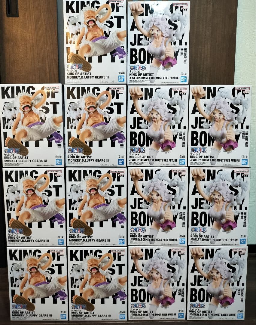 KING OF ARTIST ルフィとボニー 14体セット