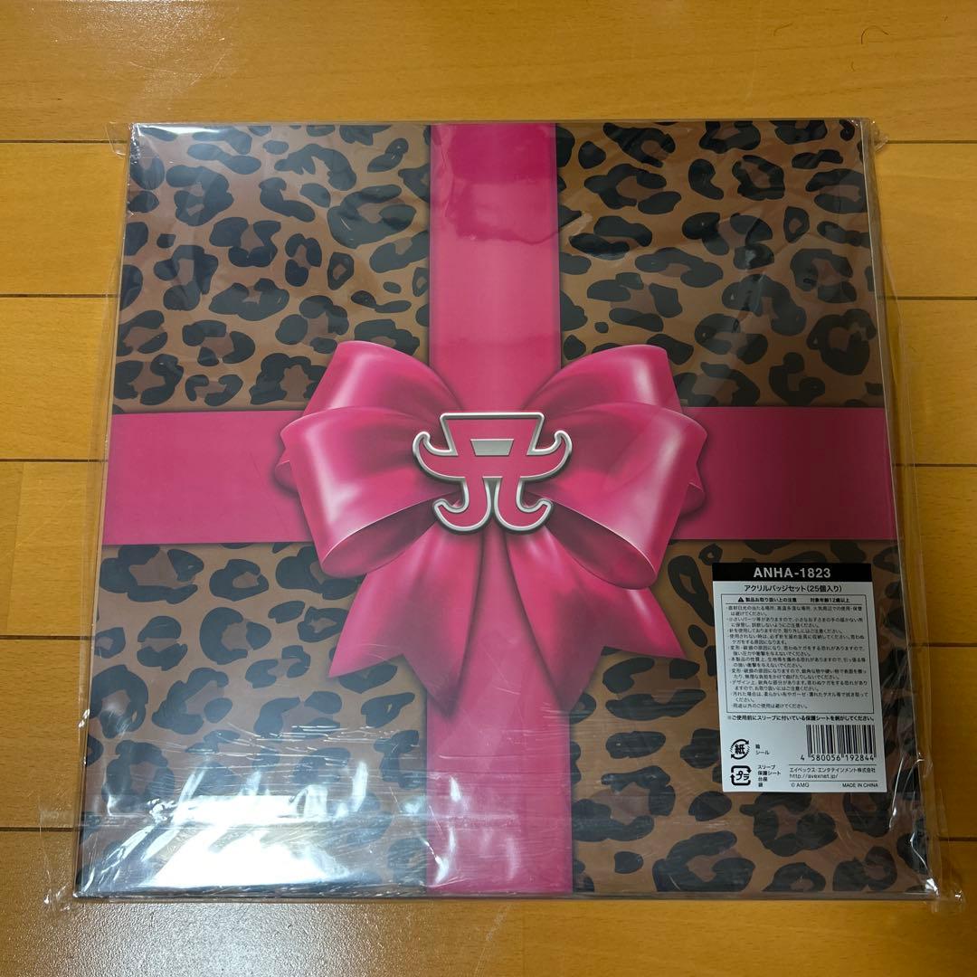 浜崎あゆみ 25周年 アニバーサリー アクリルバッジセット