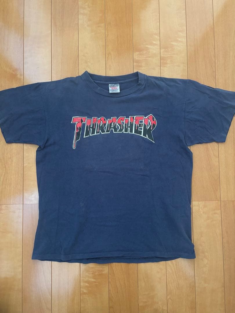90s thrasher Tシャツ L