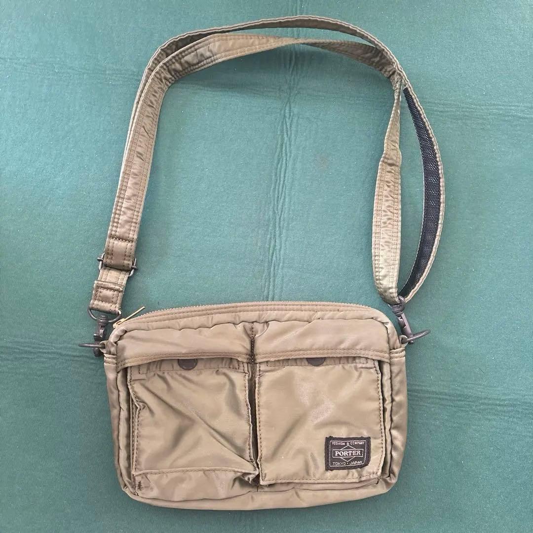 PORTER TANKER ポーター タンカー ショルダーバッグ セージグリーン