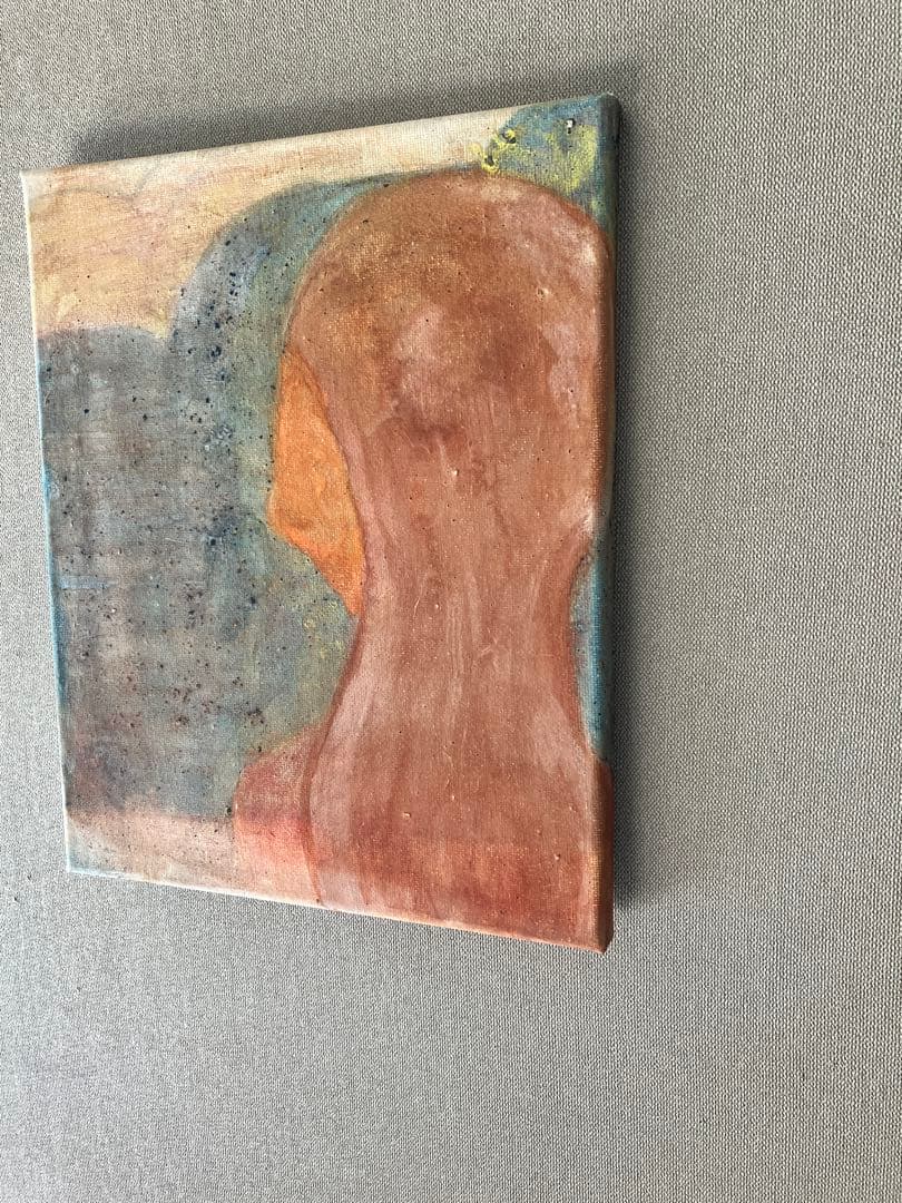 現代美術　日本画　『君は振り向かないまま』