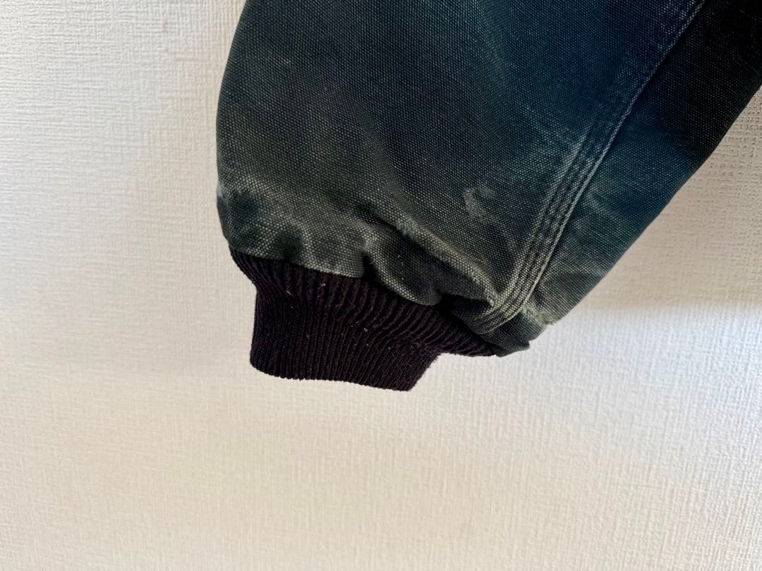 超超スペシャル アメリカ製 カーハート サンタフェジャケット L ブラック 黒