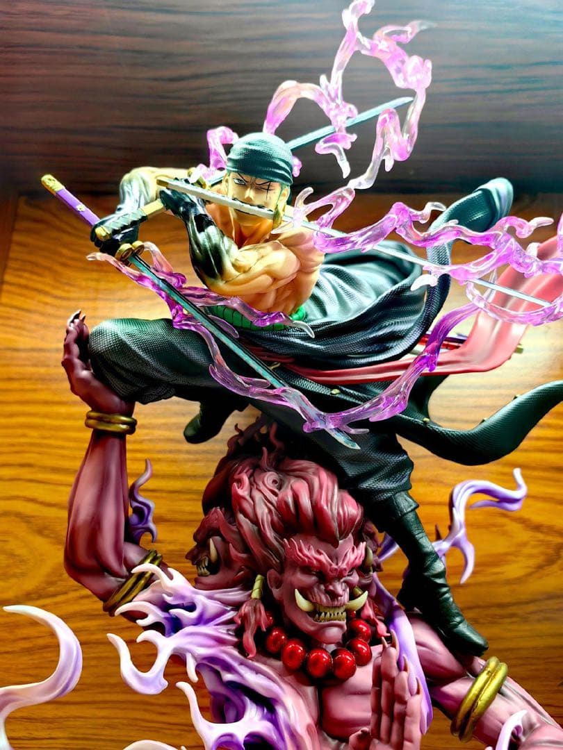 ワンピース 【地獄阿修羅】ゾロ フィギュア 塗装済み完成品 ガレージキット