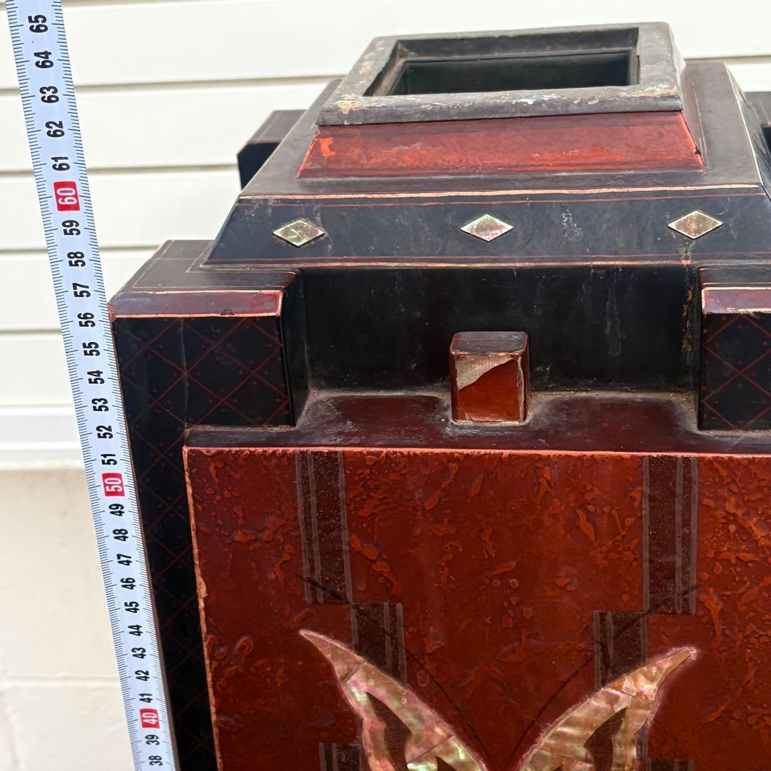 里帰り■江戸時代 蒔絵螺鈿花入