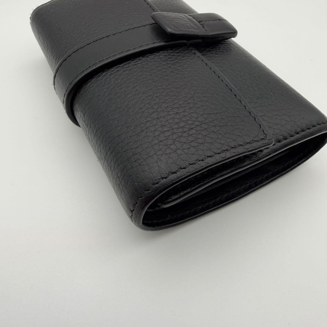 LOEWE ロエベ 財スモールバーティカルウォレット ファスナー 三つ折り