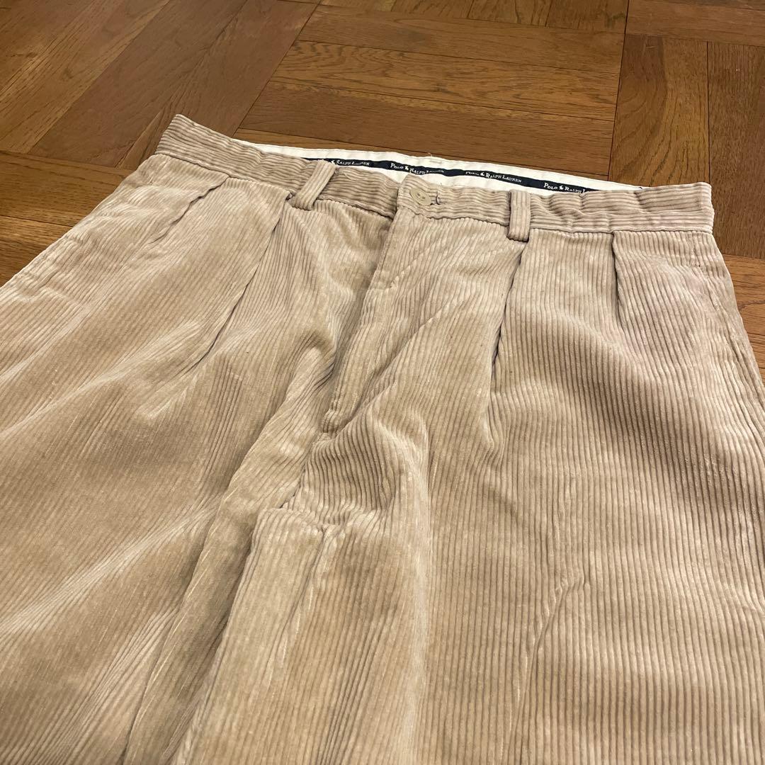 木屑　POLO ralph lauren ANDREW PANTSコーデュ