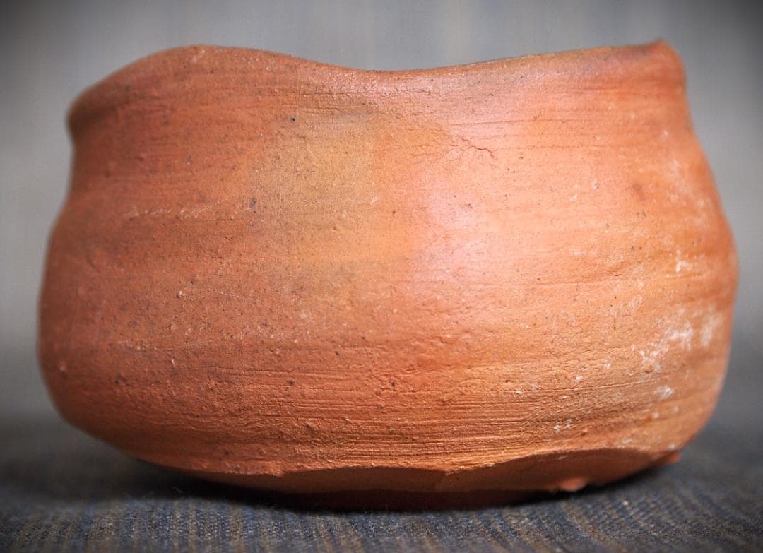 人気作家★中村和樹【師：中村真・中村六郎】★備前【窯変】ぐいのみCC★共箱・布