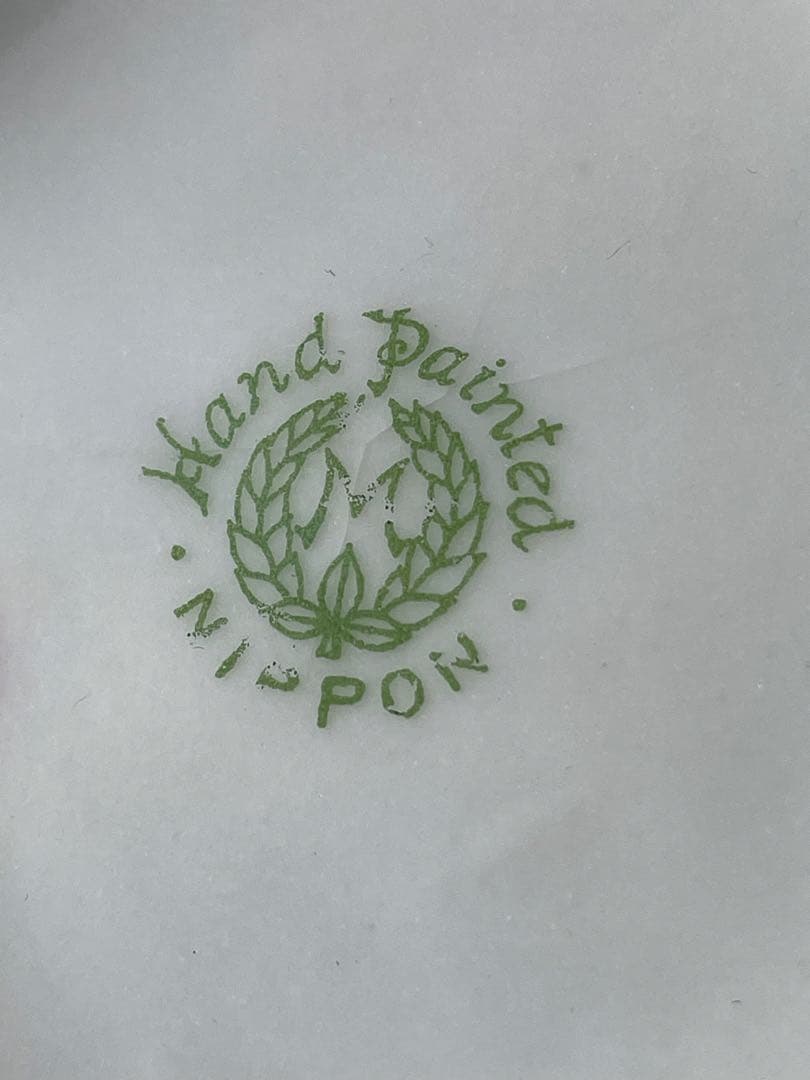 【希少】オールドノリタケ アールヌーボー様式 風景紋 シュガーボウル クリーマー